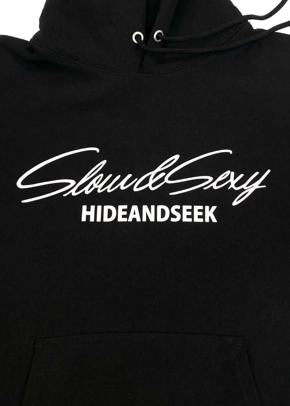 × ASIAN STAR SLOW&SEXY Hooded Sweat Shirt (BLACK/WHITE) / エイジアンスター コラボ スウェット パーカー