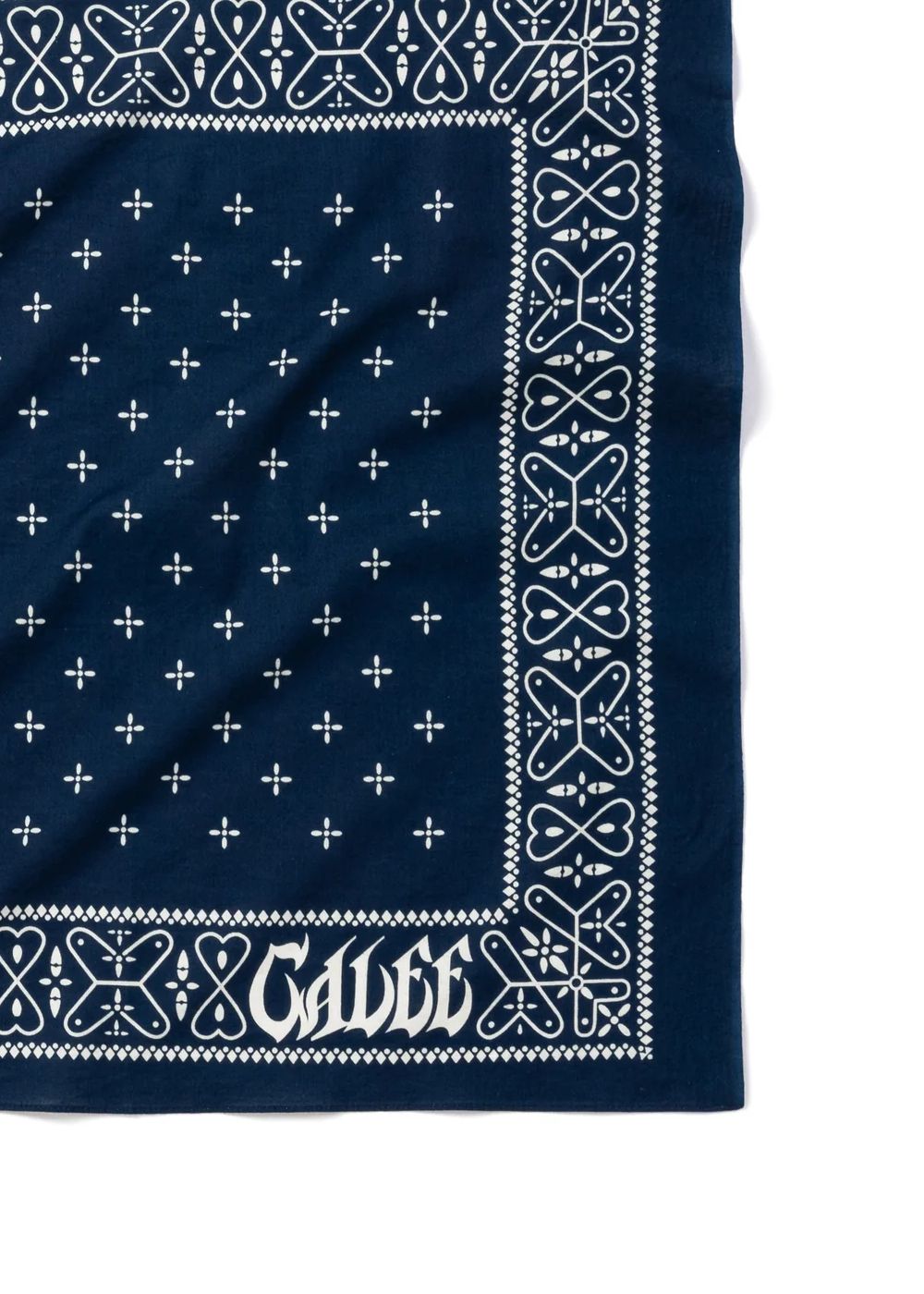 CROSS BANDANA (NAVY) / クロスパターン バンダナ