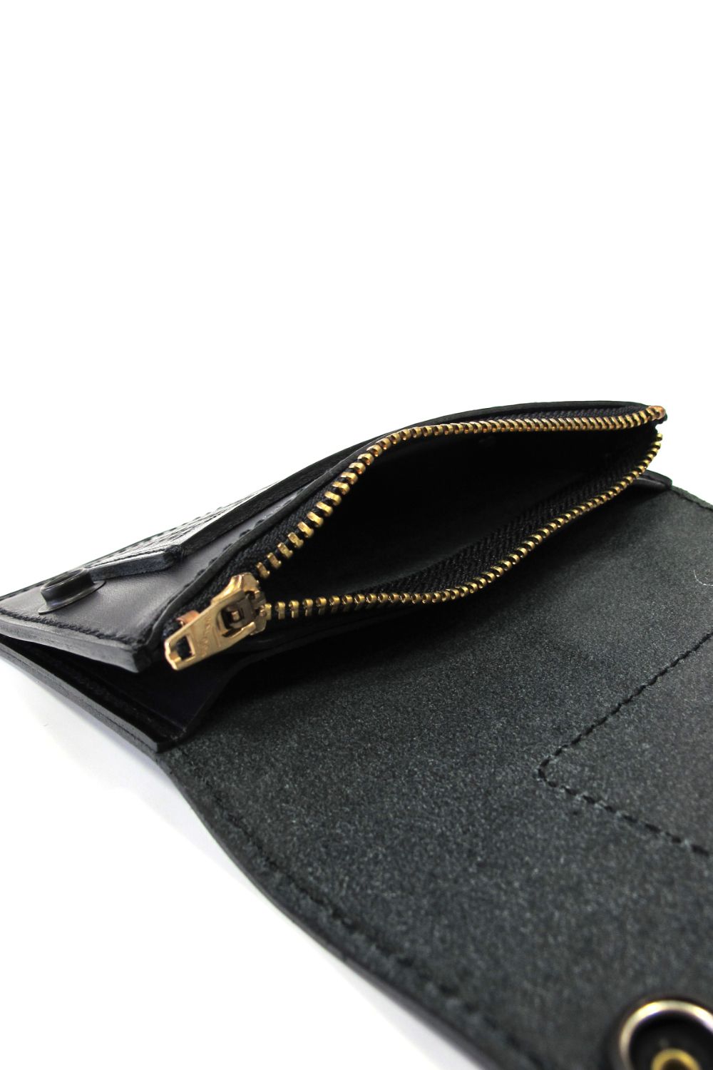 RATS - SHORT LEATHER WALLET (BLACK) / ポーター コラボレザー 