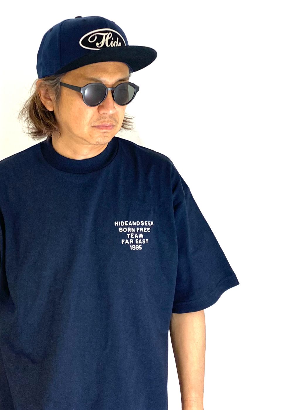 Patch Baseball CAP (NAVY×BLACK) / ロゴワッペン ベースボールキャップ