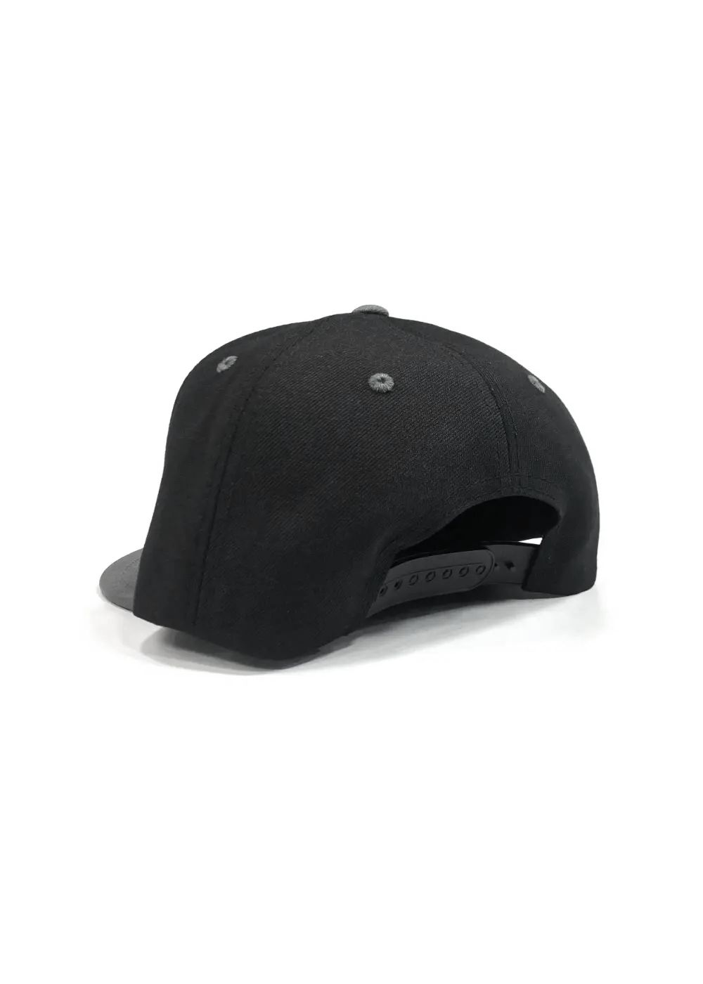 【ラスト1点】H Baseball CAP (BLACK/CHARCOAL) / 刺繍ロゴ ベースボールキャップ