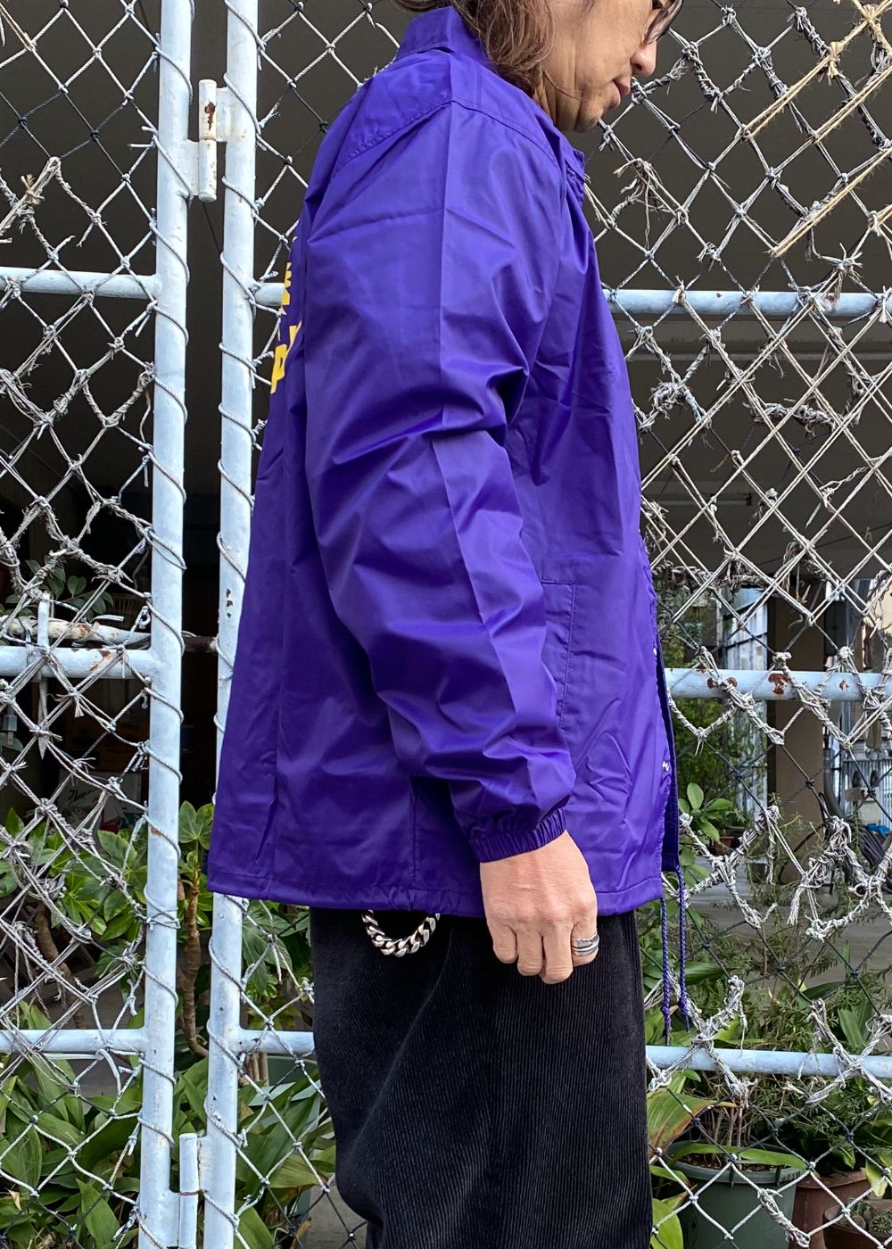 BOMB COACH JKT (PURPLE) / プリント コーチジャケット