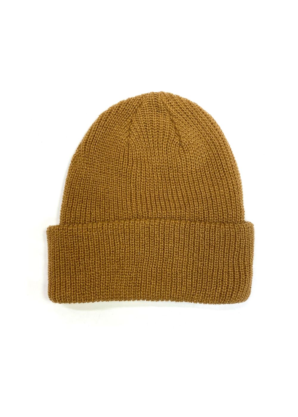 KNIT CAP (COPPER) / ロゴ ワッペン ニットキャップ