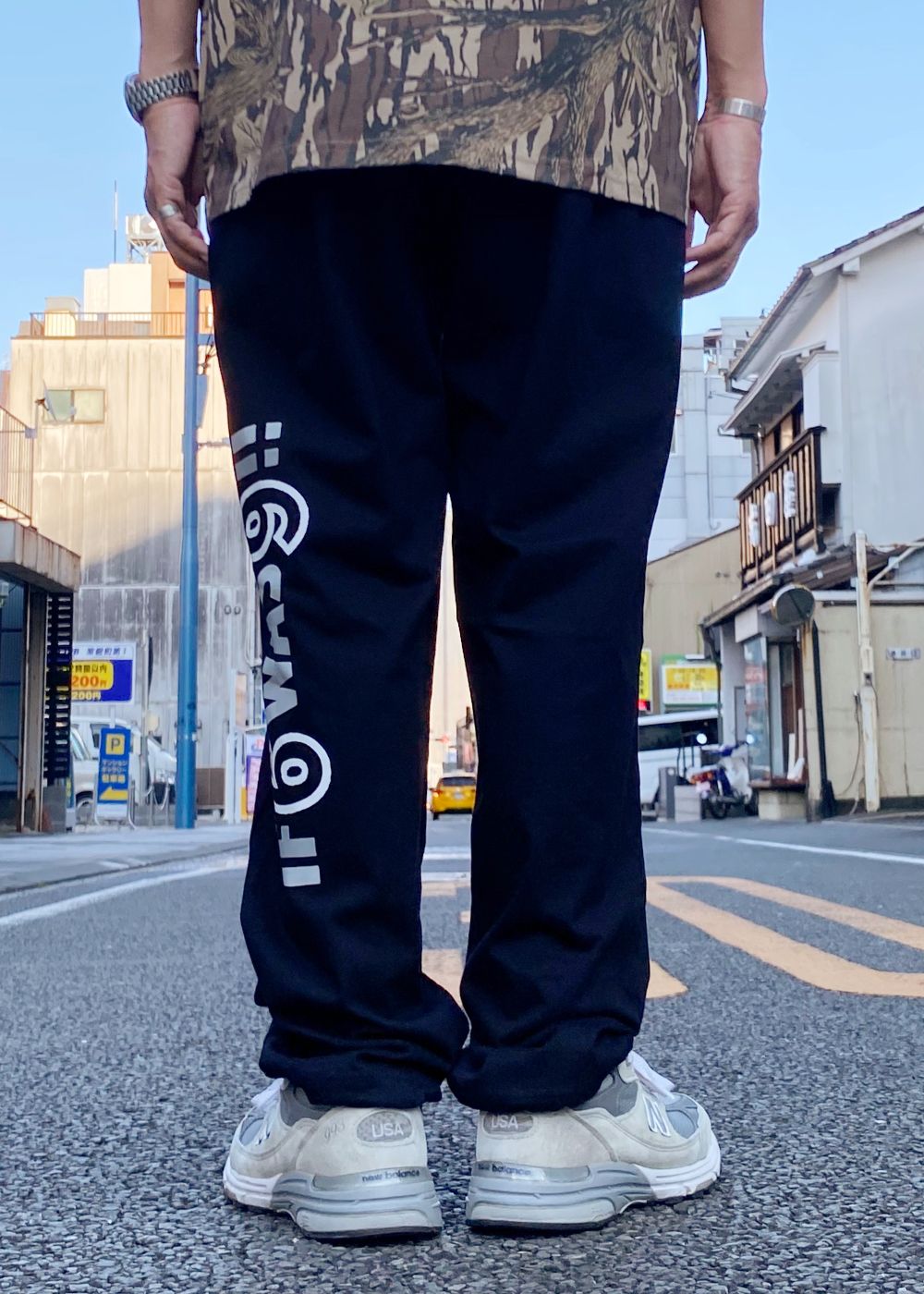 Original Jersey pant (BLACK) / 西浦徹 コラボ イージー パンツ