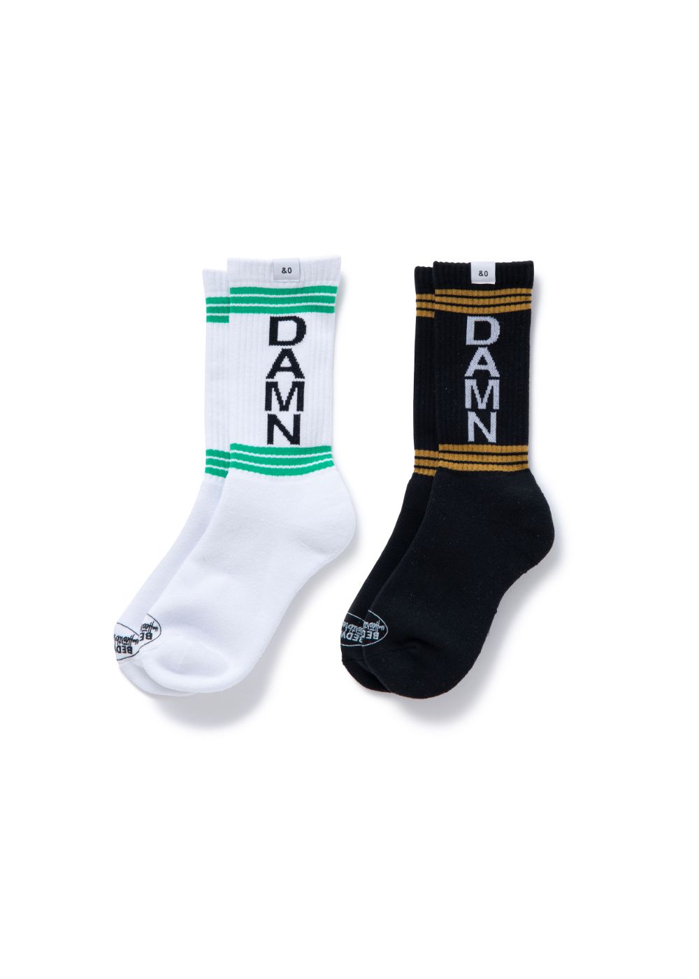 BEDWIN & THE HEARTBREAKERS - 2 Pcs LINE SOCKS 