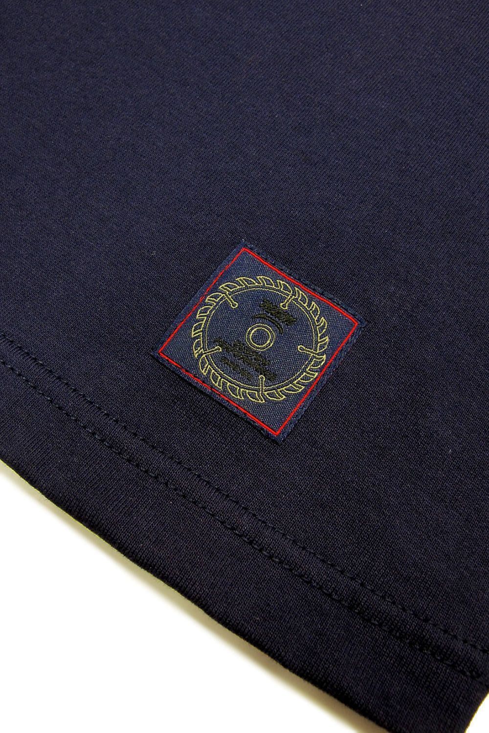 PRINT S/S TEE (NAVY) / アンライバルド コラボT