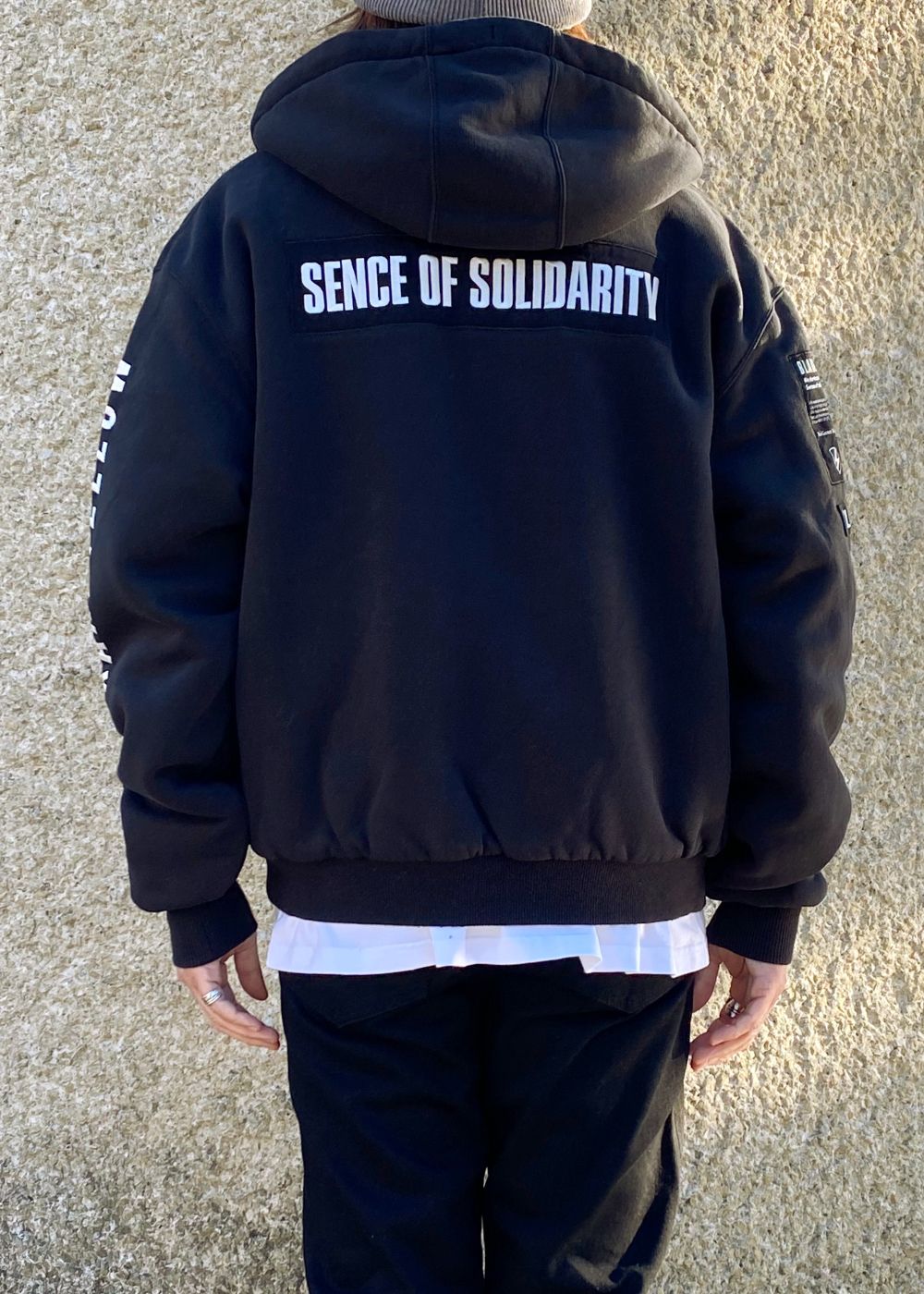 BOA HOODIE (BLACK) / ボア ライナー スウェット パーカー