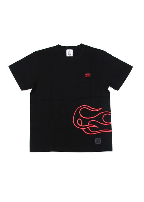 PRINT S/S TEE (BLACK) / アンライバルド コラボT