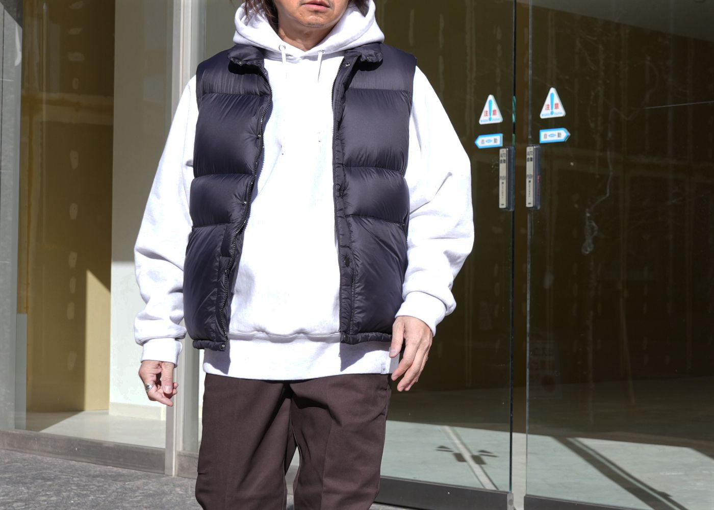 MINEDENIM × NONNATIVE COLLABORATION DOWN VEST