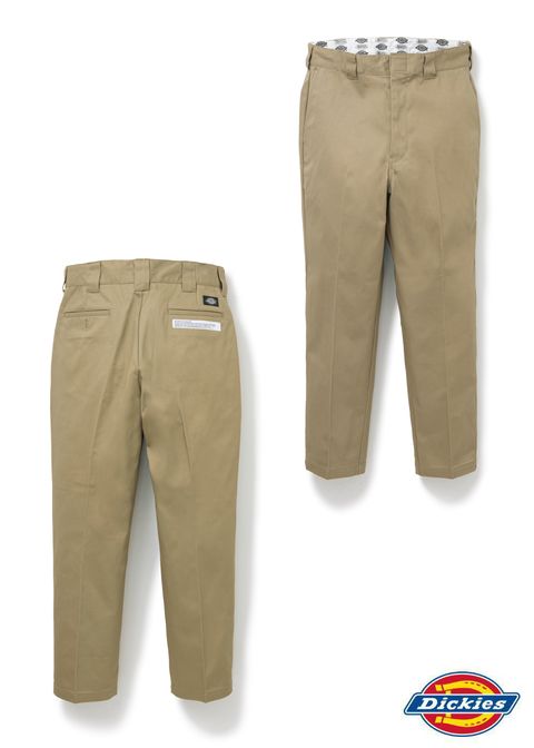10/L DICKIES SLIM FIT PANTS "BENEDICT" (KHAKI) / ディッキーズ コラボチノパンツ