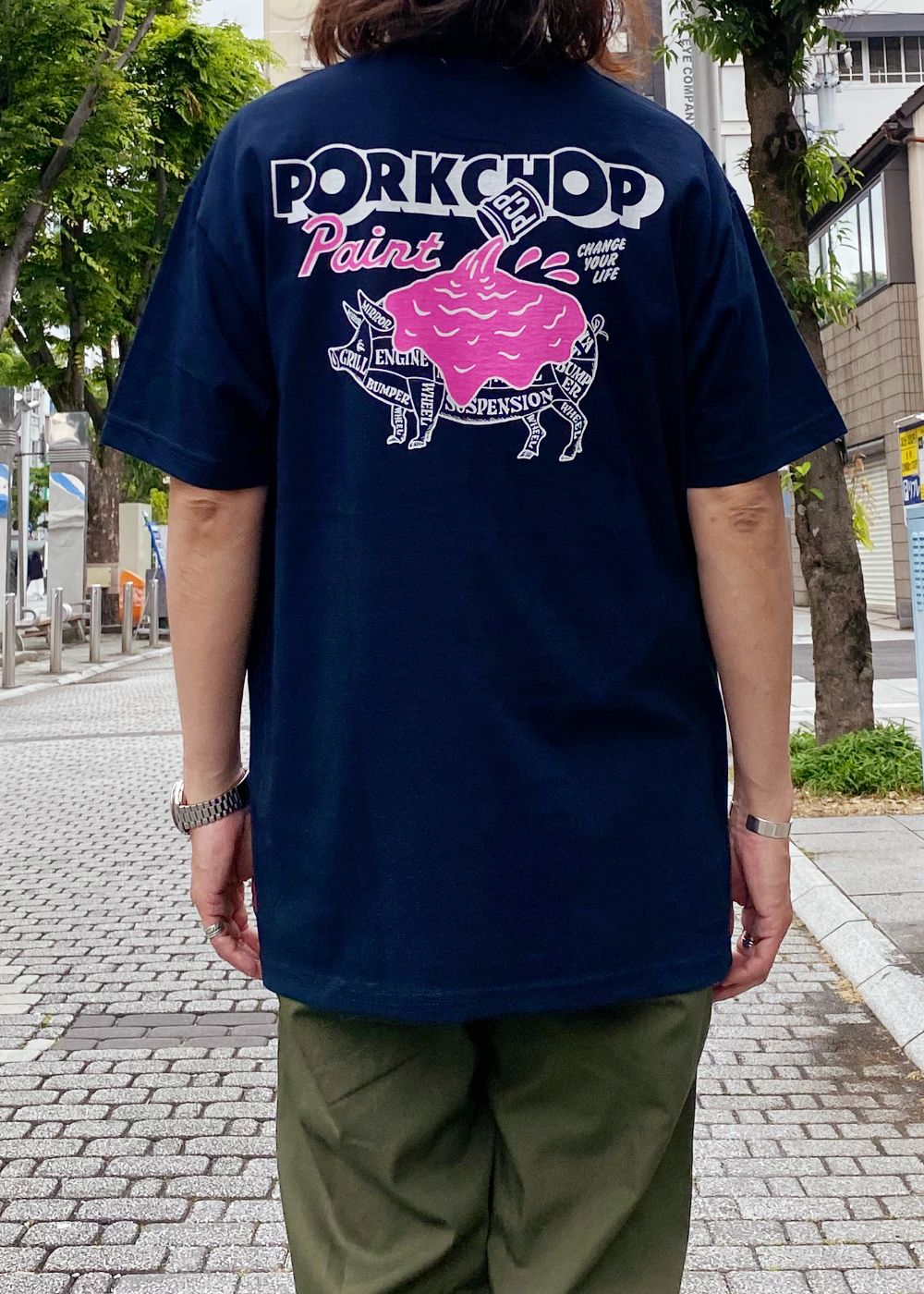 PCP PORK TEE (NAVY) / PCP ポーク Tシャツ