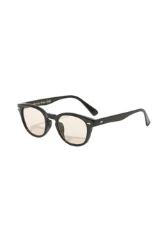 SUNGLASSES Type-01 (BLACK×LIGHT BROWN ) / ウェリントンタイプ サングラス