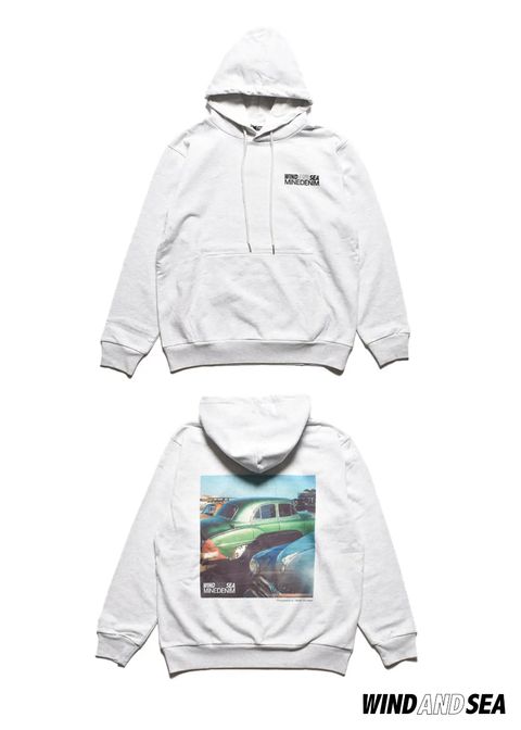 ×WDS Photo Hoodie (LIGHT GRAY) / ウィンダンシー コラボ スウェット パーカー
