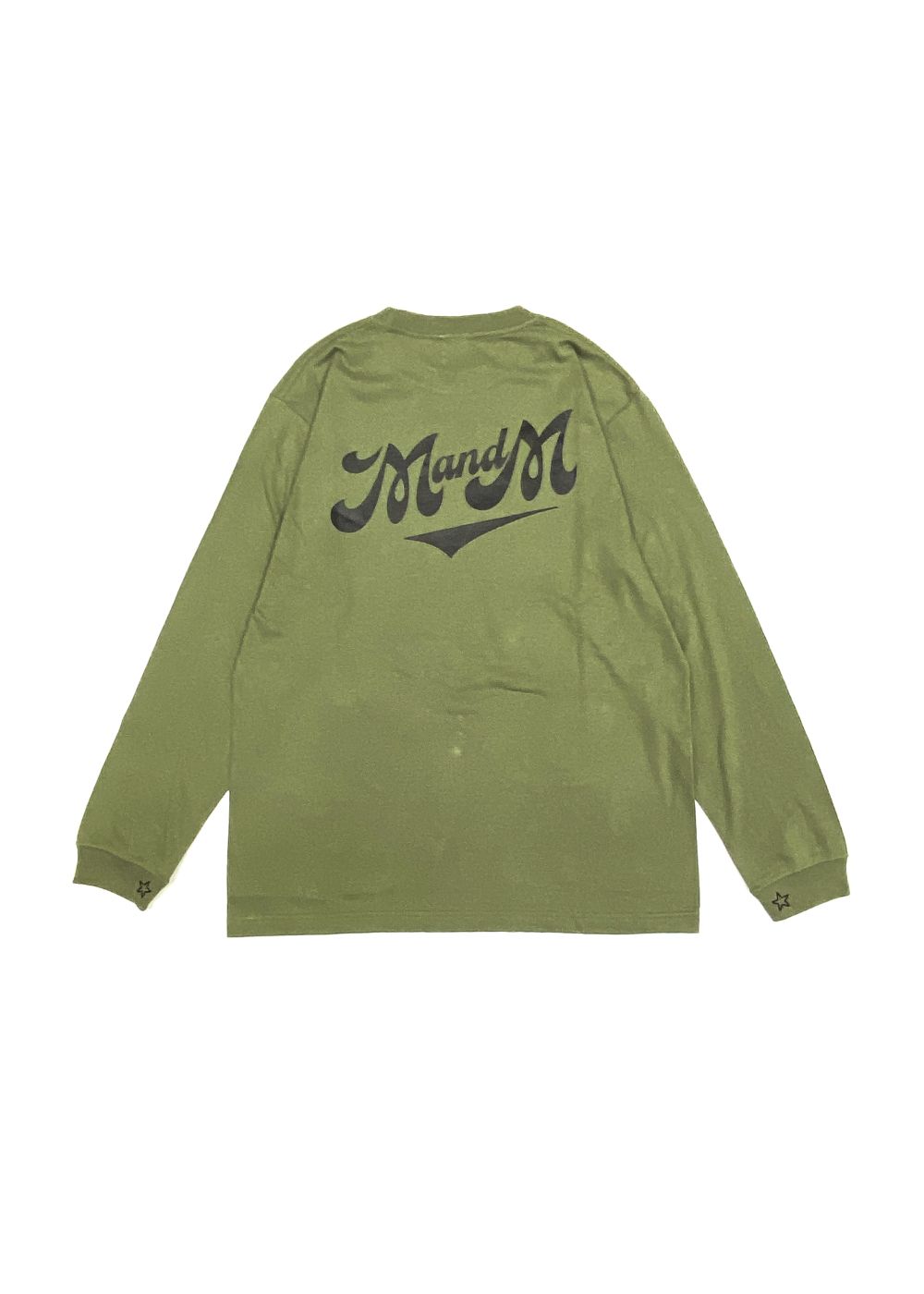 Print L/S Tee (LIGHT OLIVE) / プリント ロンT