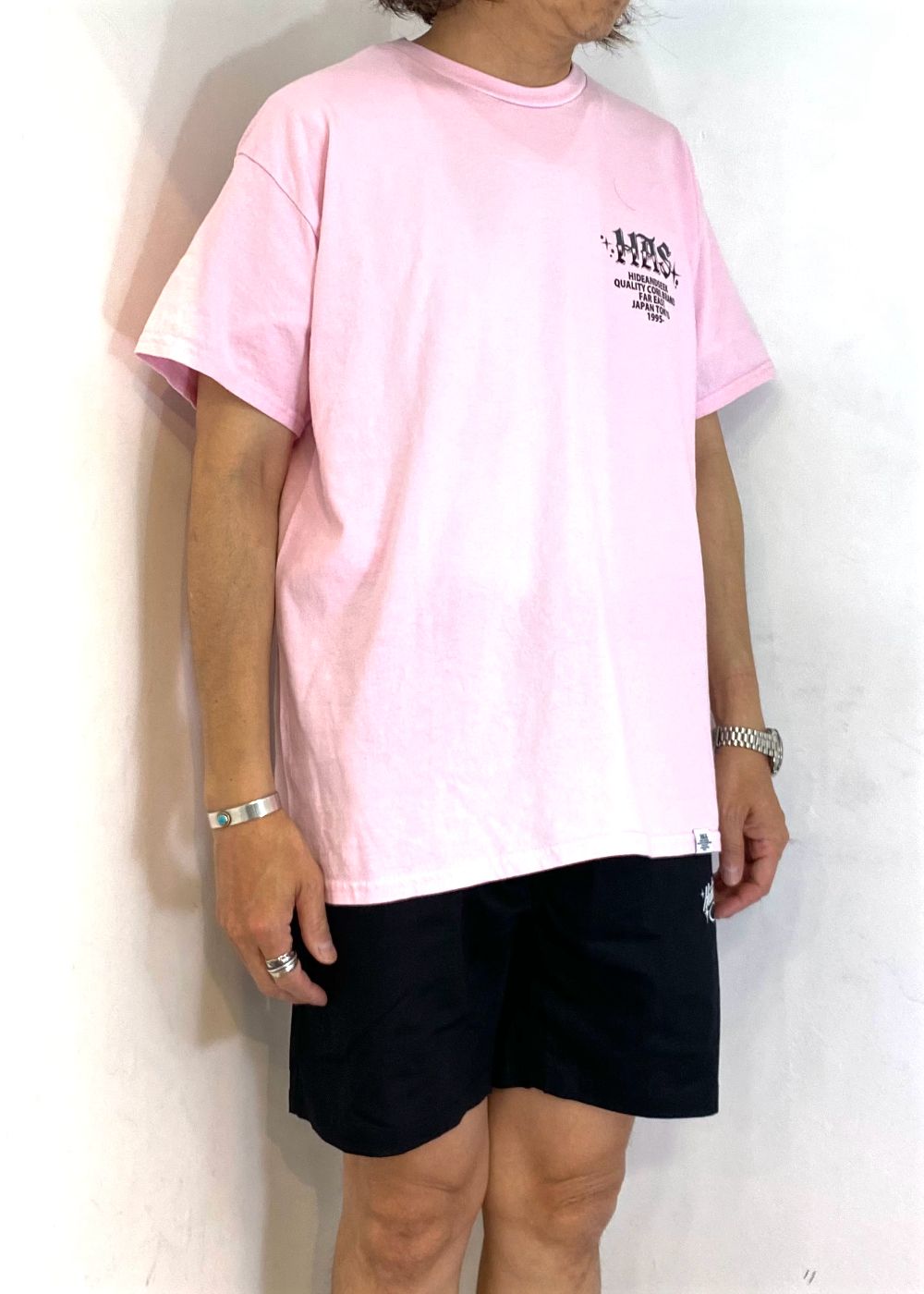 N.L.U. S/S Tee (Back) (PINK) /  プリントTee (バック)