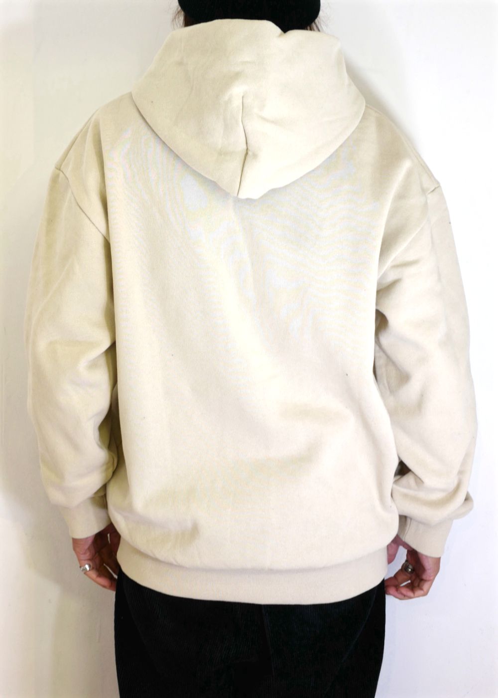 HIDE AND SEEK - College Hooded Sweat Shirt (IVORY