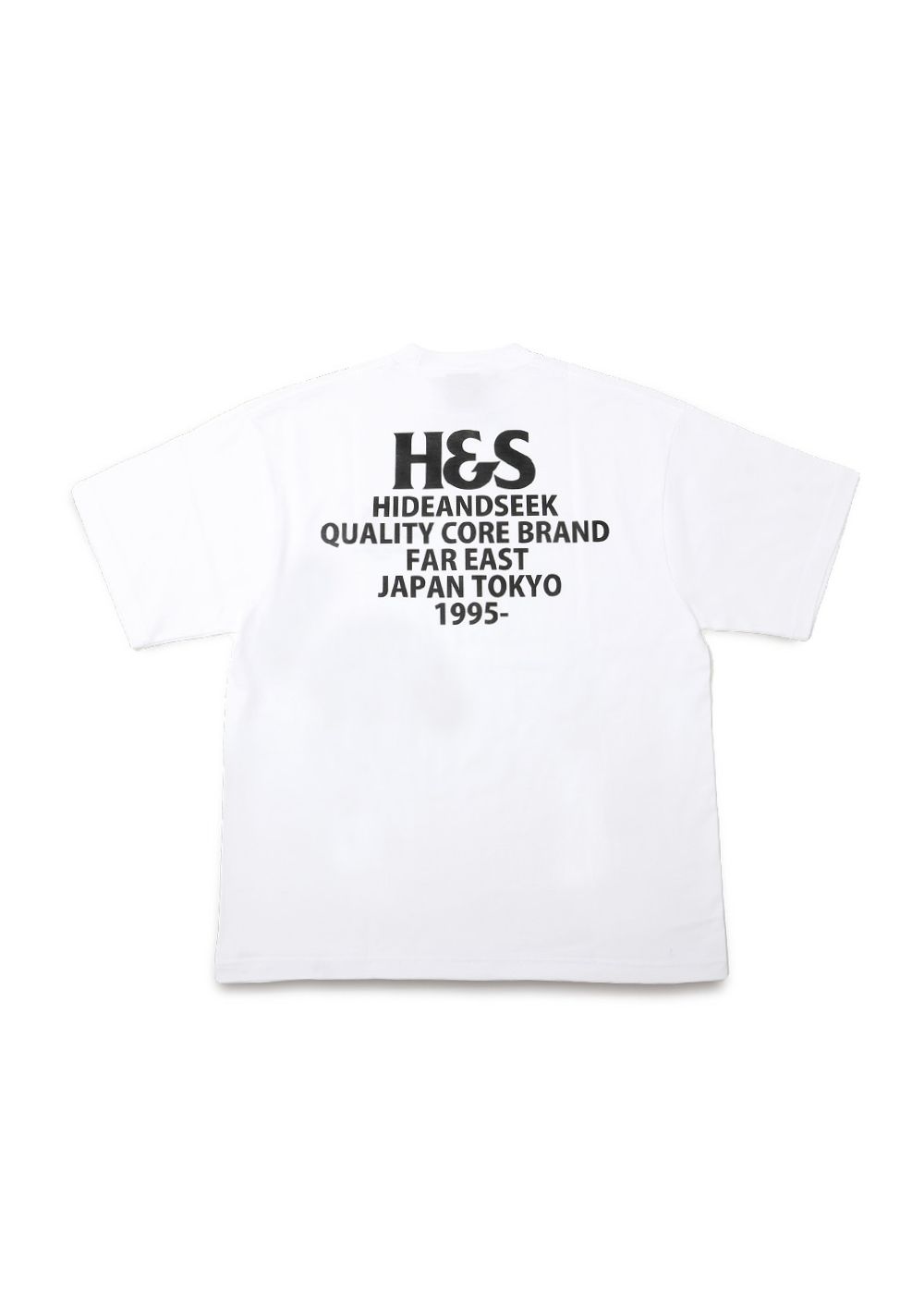 H&S Logo S/S Tee (BigSilhouette) (WHITE) / ヘビーオンス ワイド Tシャツ