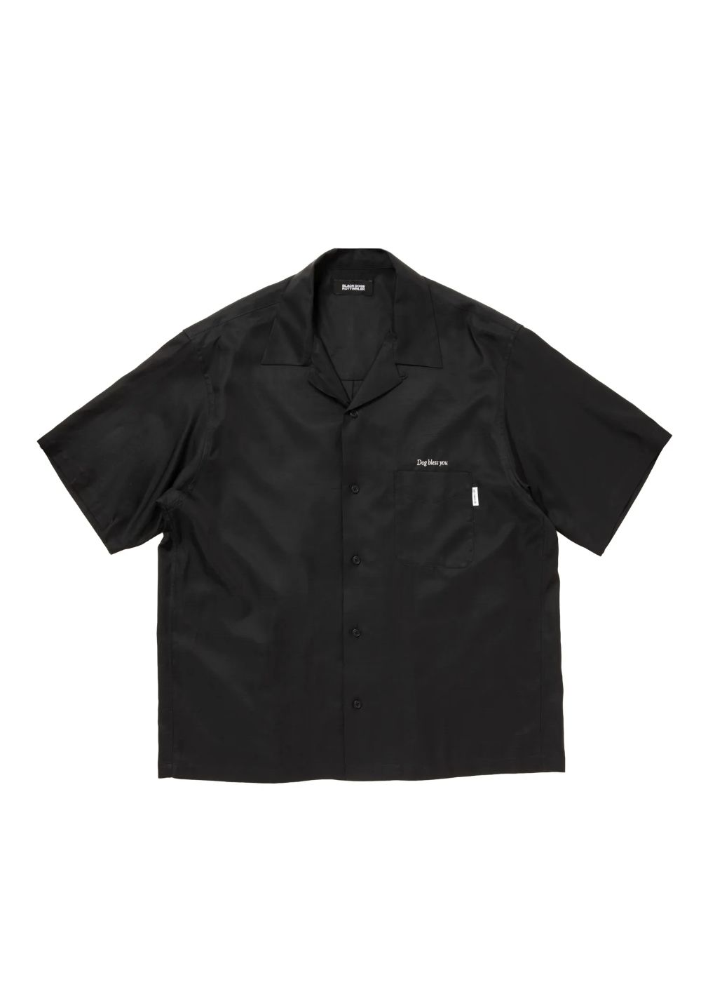 R9 BOWLER SS SHIRT (BLACK) / オープンカラー シャツ