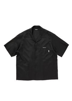 R9 BOWLER SS SHIRT (BLACK) / オープンカラー シャツ