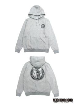 ×NEIGHBORHOOD T.R.R HOODED PARKA (GRAY) / ×ネイバーフッド TOKYO ROUGH RIDERS スウェットパーカー