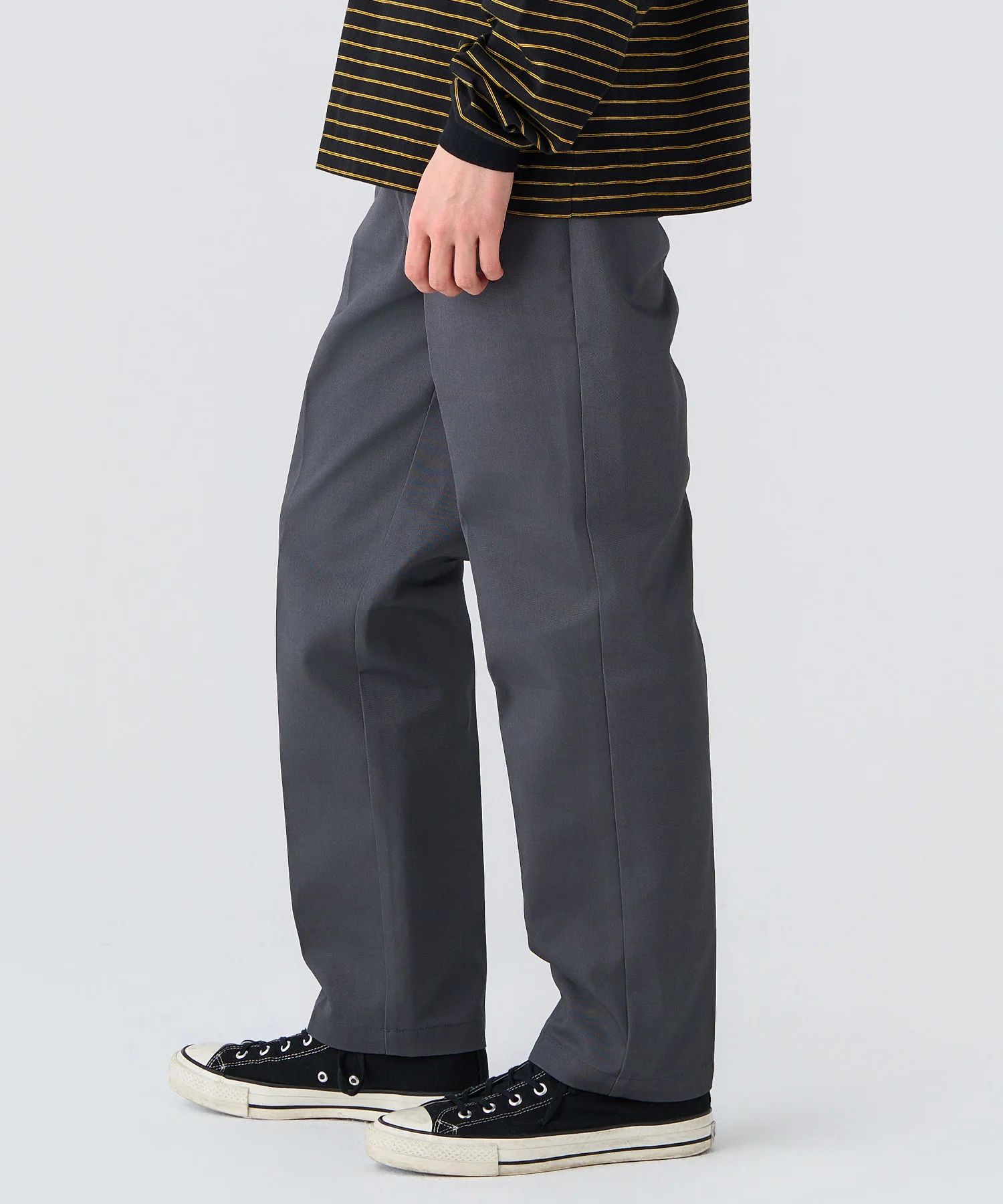 10/L DICKIES SLIM FIT PANTS "BENEDICT" (CHARCOAL) / ディッキーズ コラボチノパンツ