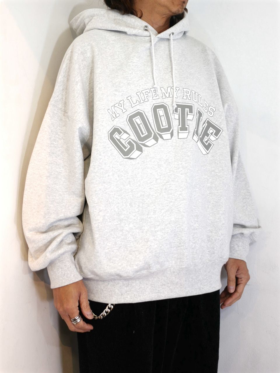 COOTIE PRODUCTIONS - 【ラスト1点】Open End Yarn Print Sweat Hoodie