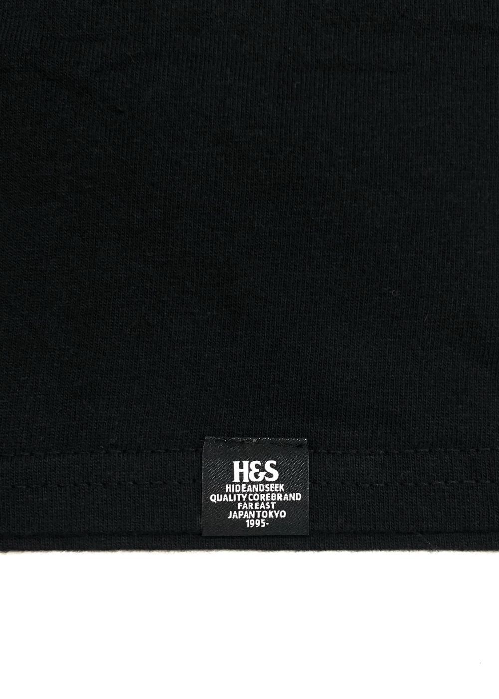 Logo L/S Tee(25ss Back) Big Silhouette (BLACK) / ロゴ プリント ロングスリーブ Tシャツ