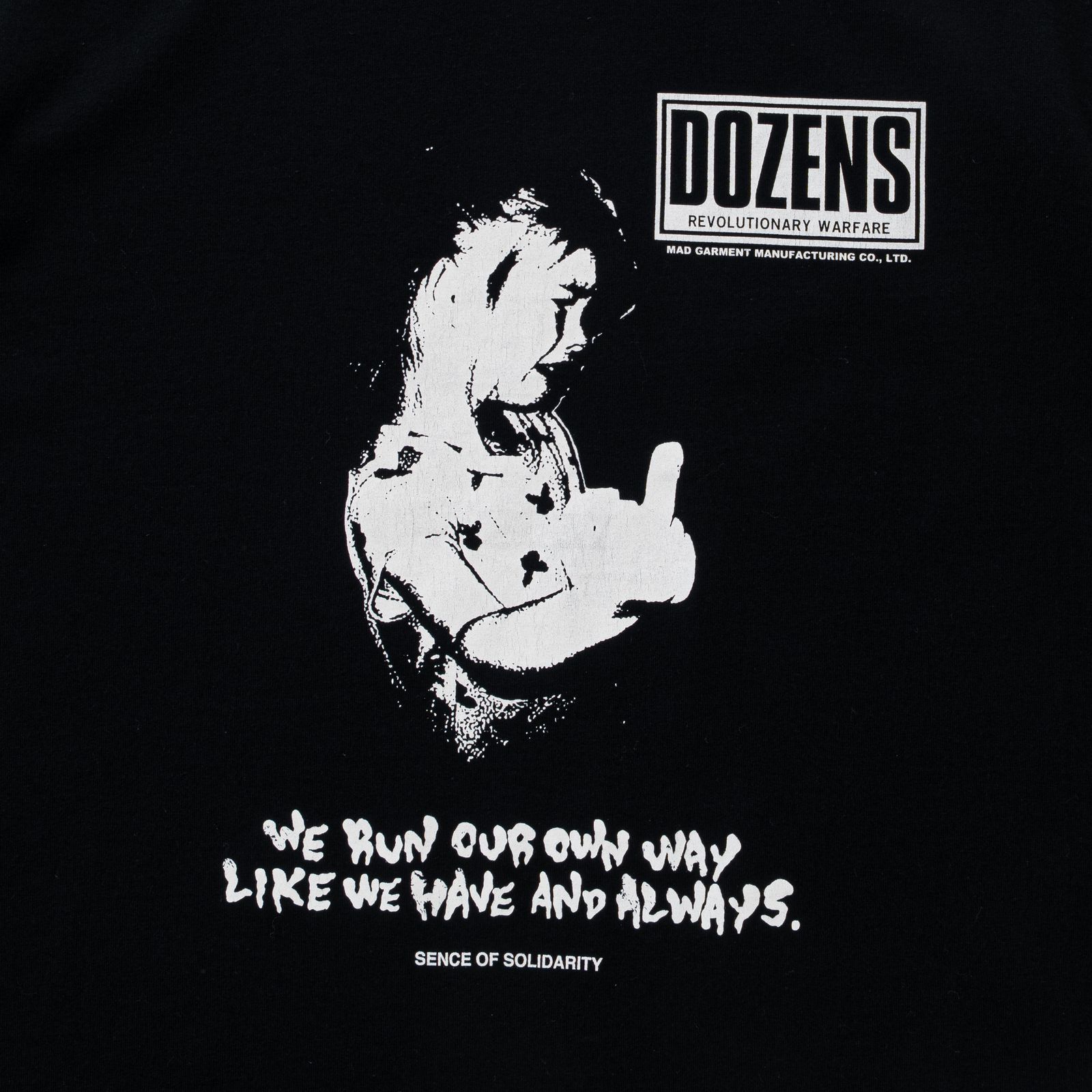 FUCK TEE (BLACK) / フォト プリント Tシャツ