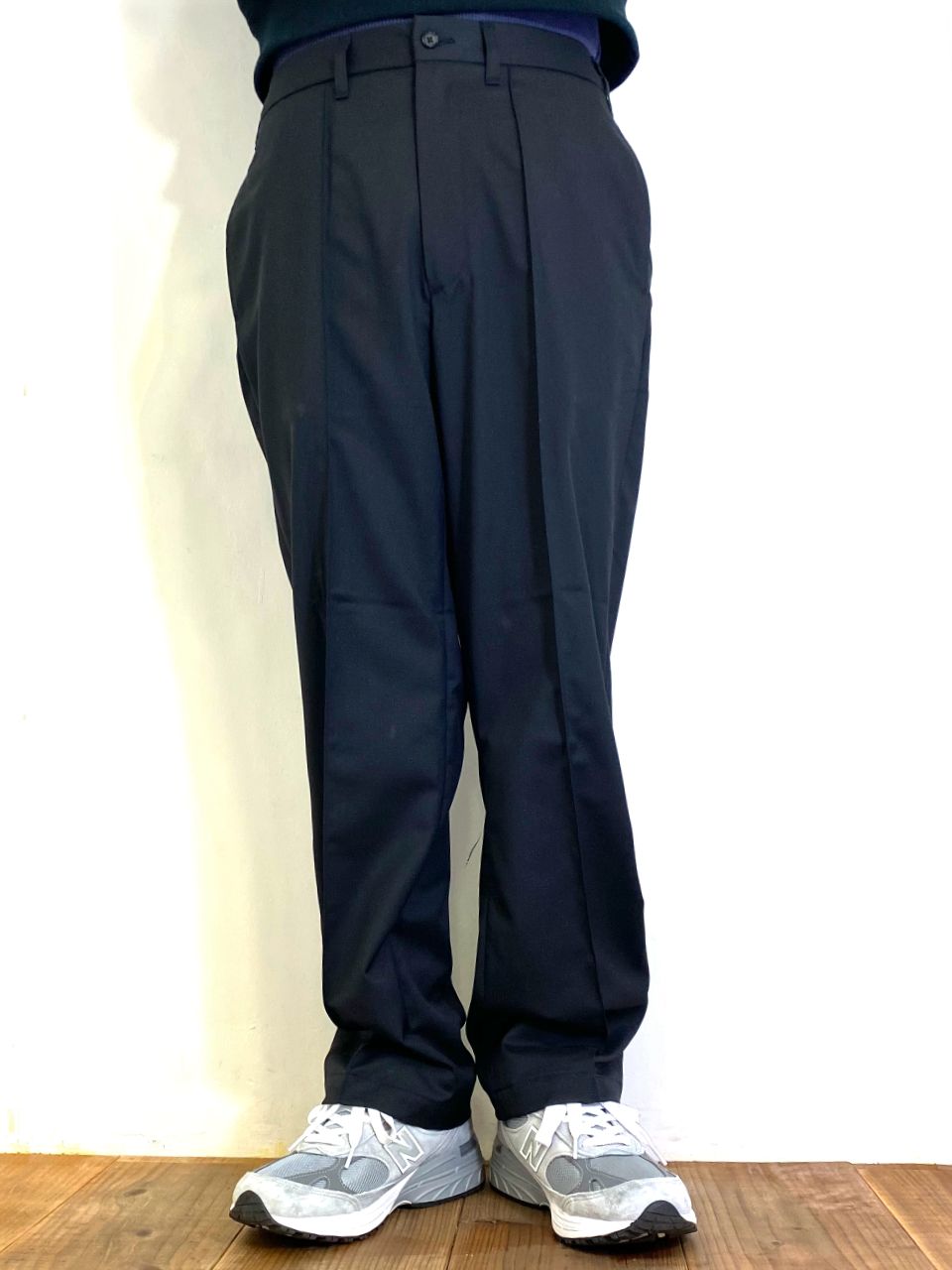 COOTIE PRODUCTIONS - Combat Wool Twill Pin Tuck Easy Trousers ...