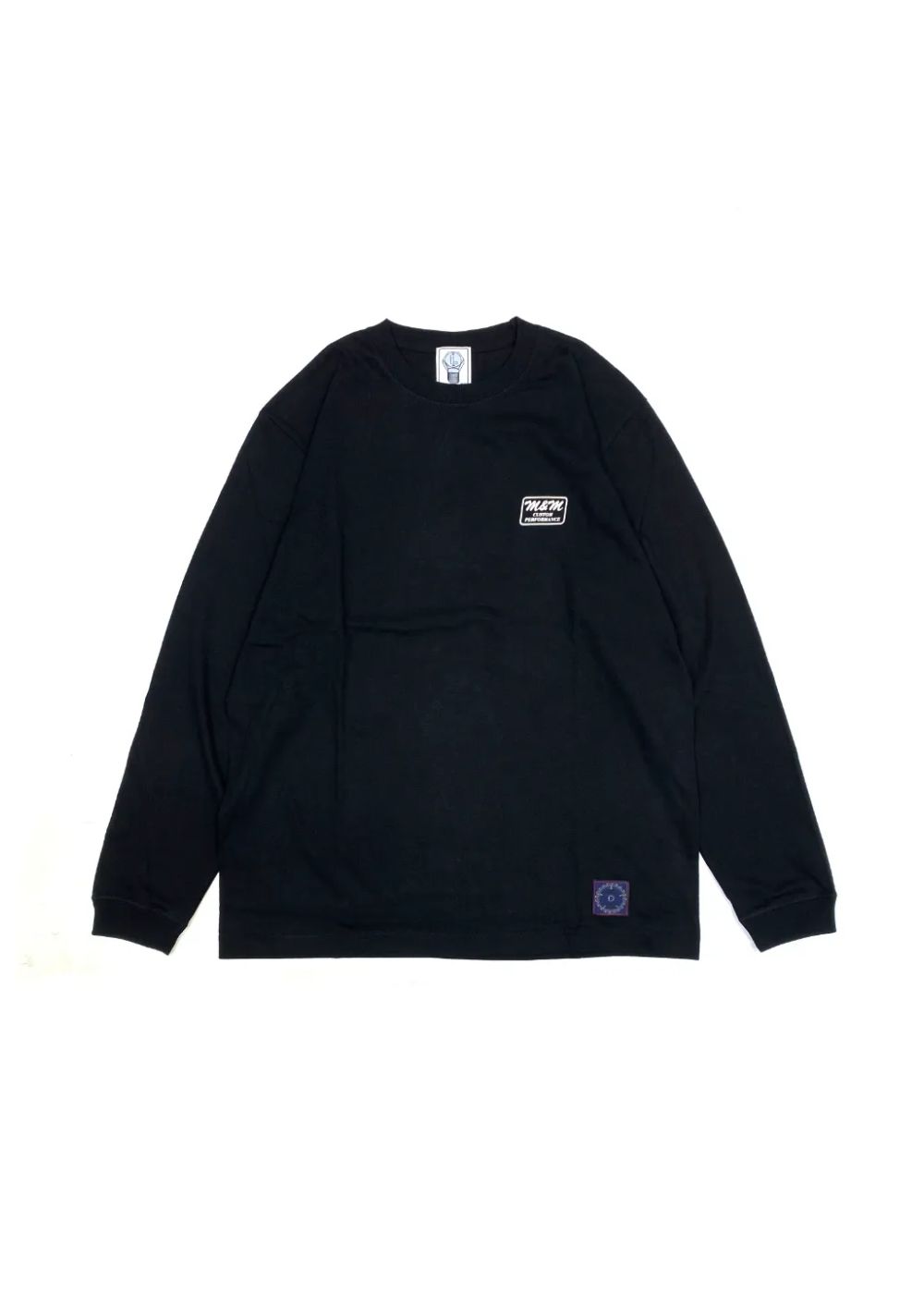 Print L/S Tee (BLACK) / プリント ロンT