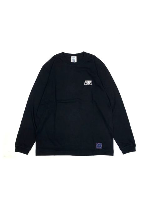 Print L/S Tee (BLACK) / プリント ロンT