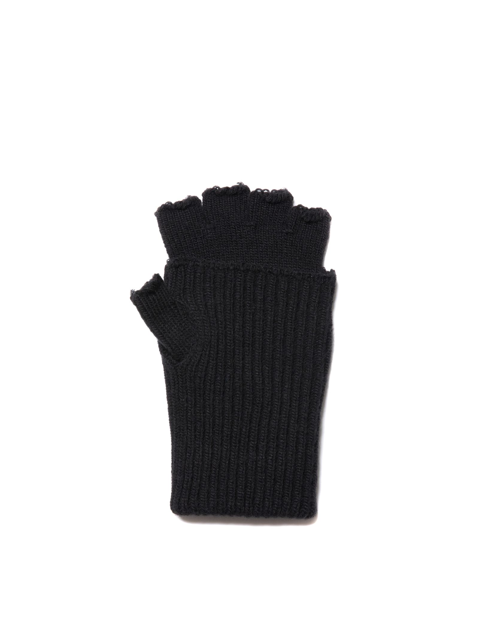COOTIE PRODUCTIONS - Lowgauge Fingerless Knit Glove (BLACK 
