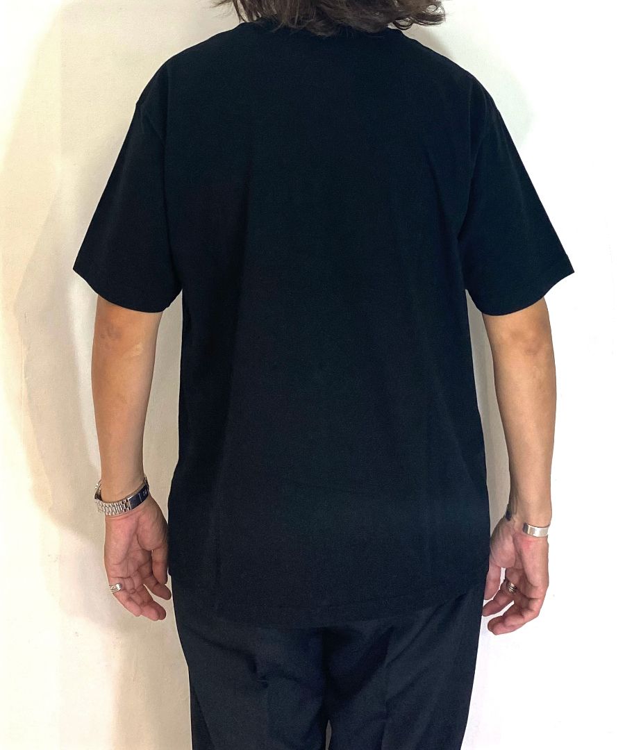 【ラスト1点】Stie-lo × Irina.L “Presley" T-SH (BLACK) / ×スティーロ×イリーナ・ラザレアヌ コラボ フォト Tシャツ