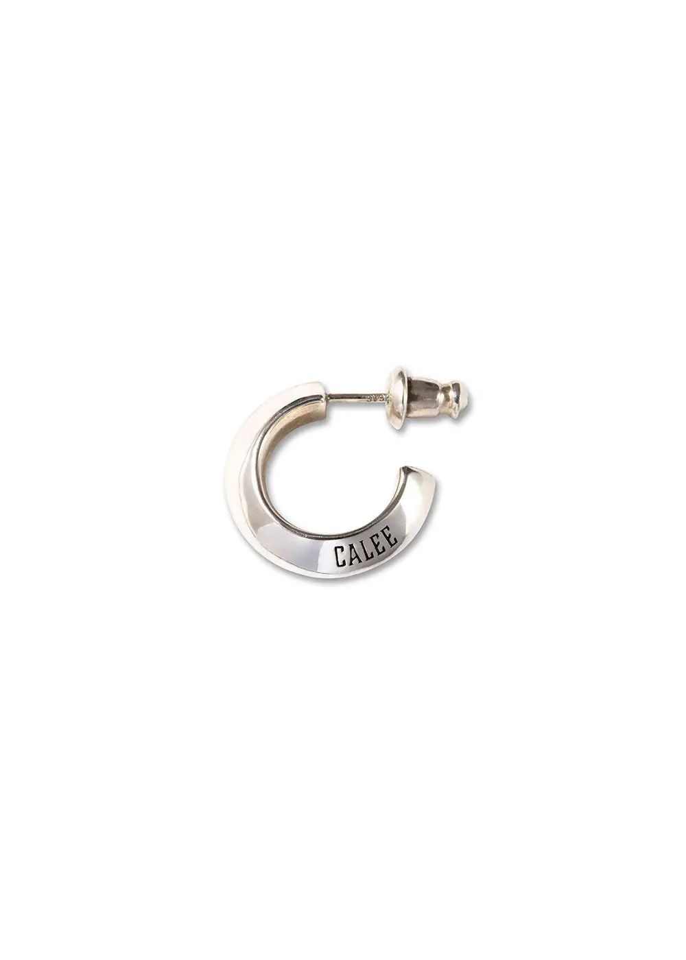 LOGO ROLL PIERCE (REGULAR) (SILVER) / ロゴ ロール ピアス