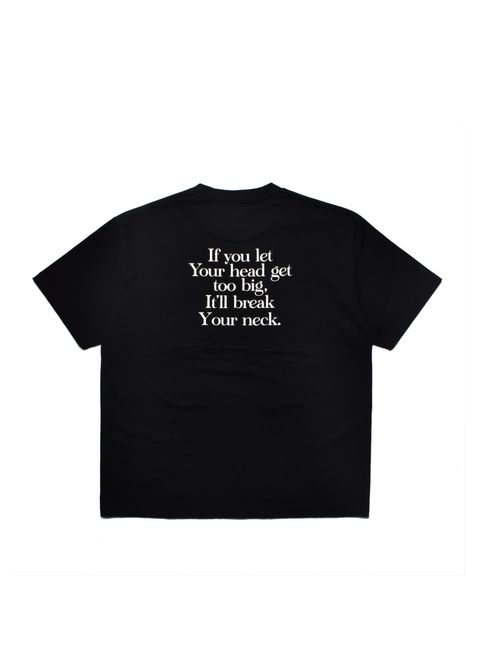 It'll Break Your Neck T-SH (BLK) / オリジナル プリント ポケット Tシャツ