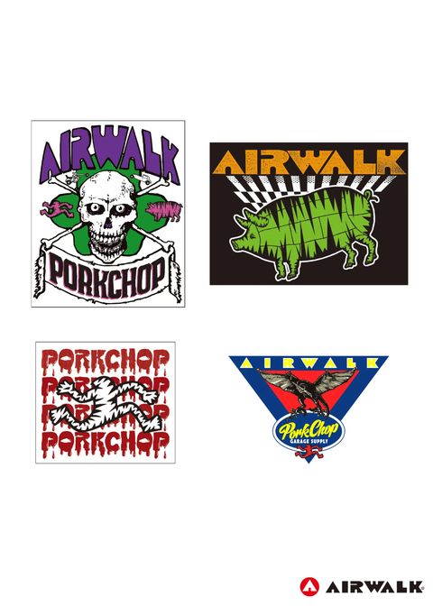 AP STICKER SET / ×AIRWALK コラボ ステッカーセット