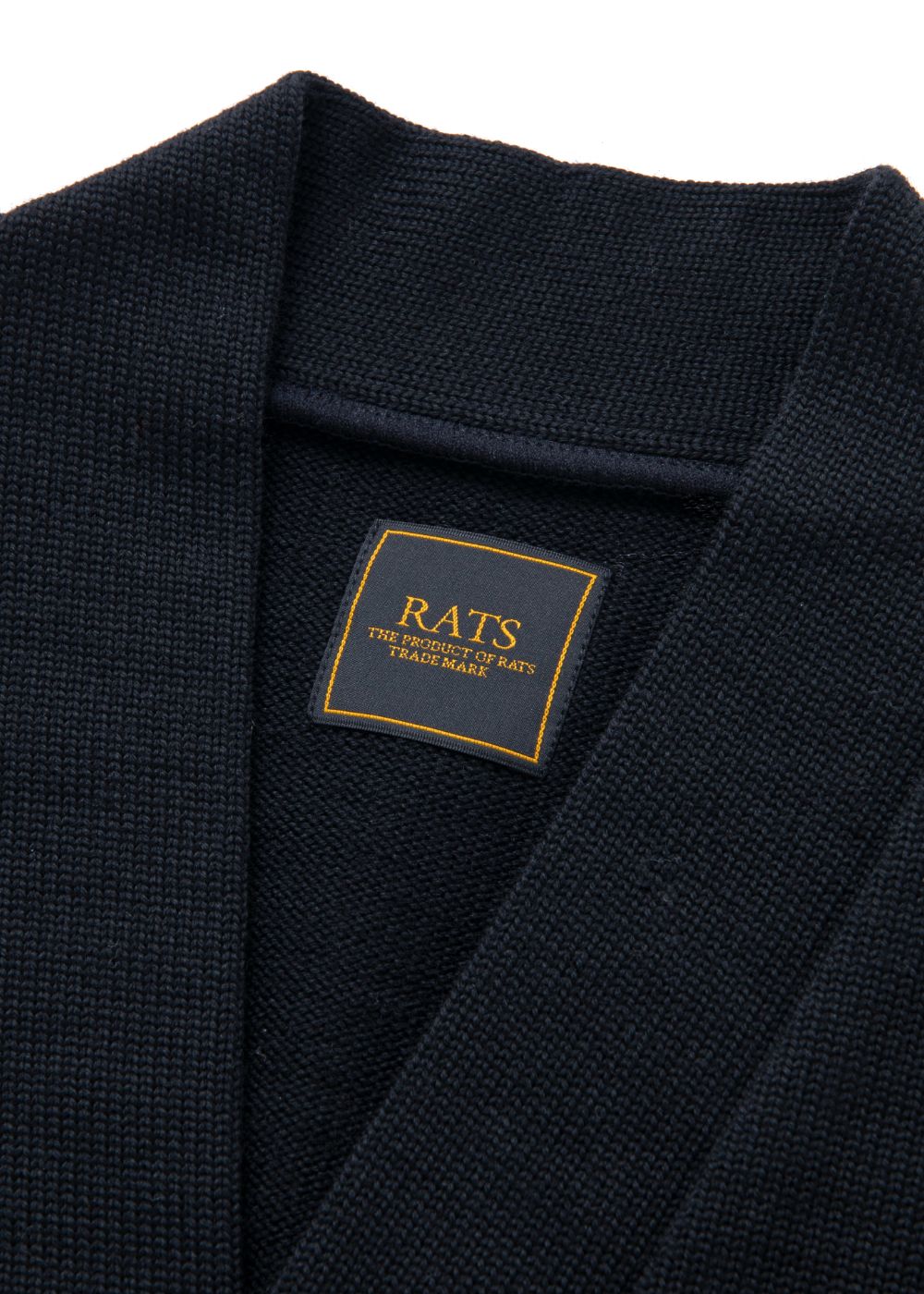 RATS - 【ラスト1点】LETTERD CARDIGAN PATCH (BLACK) / ワッペン