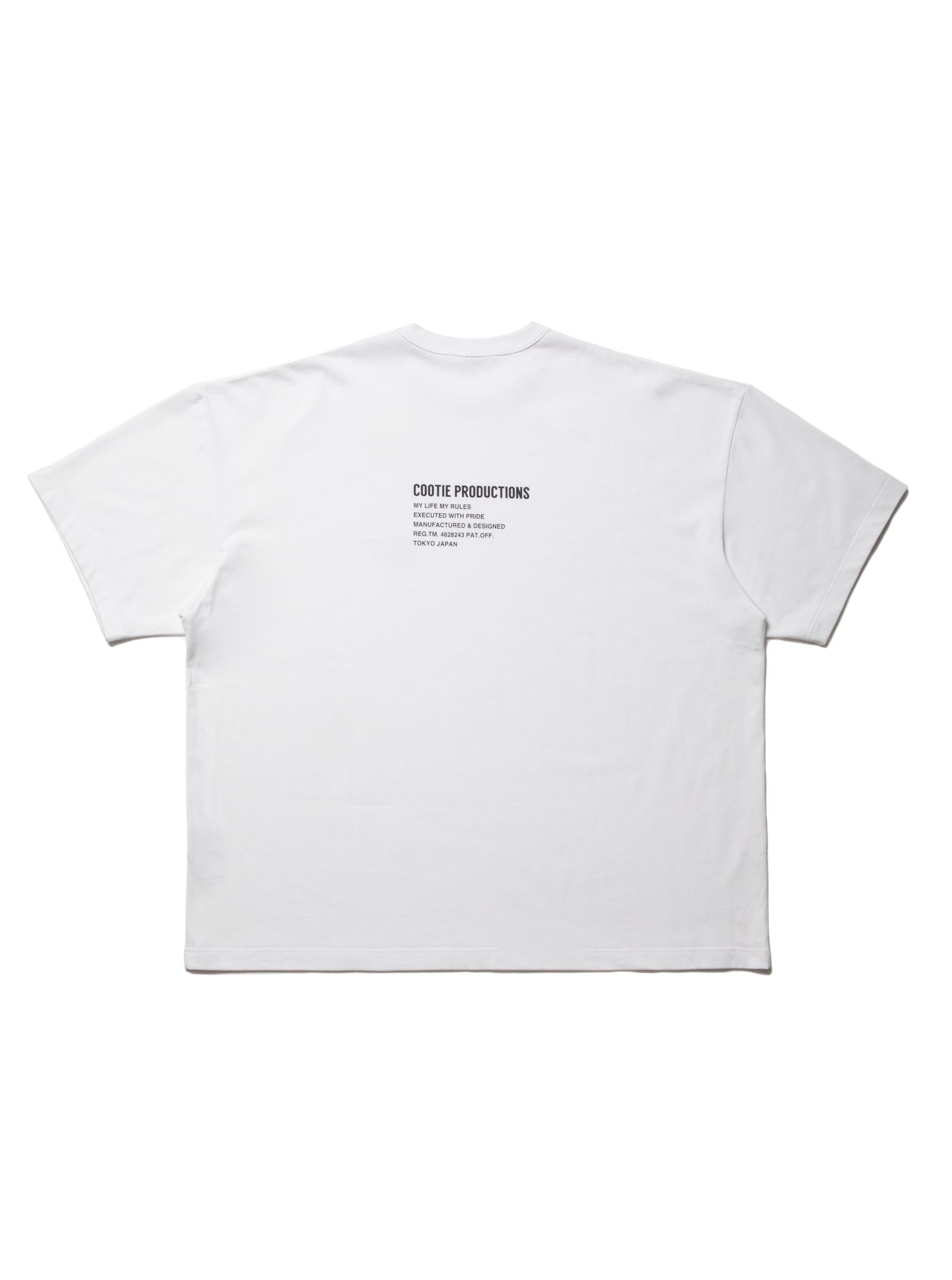 COOTIE PRODUCTIONS - C/R Smooth Jersey S/S Tee (WHITE) / 定番ロゴ