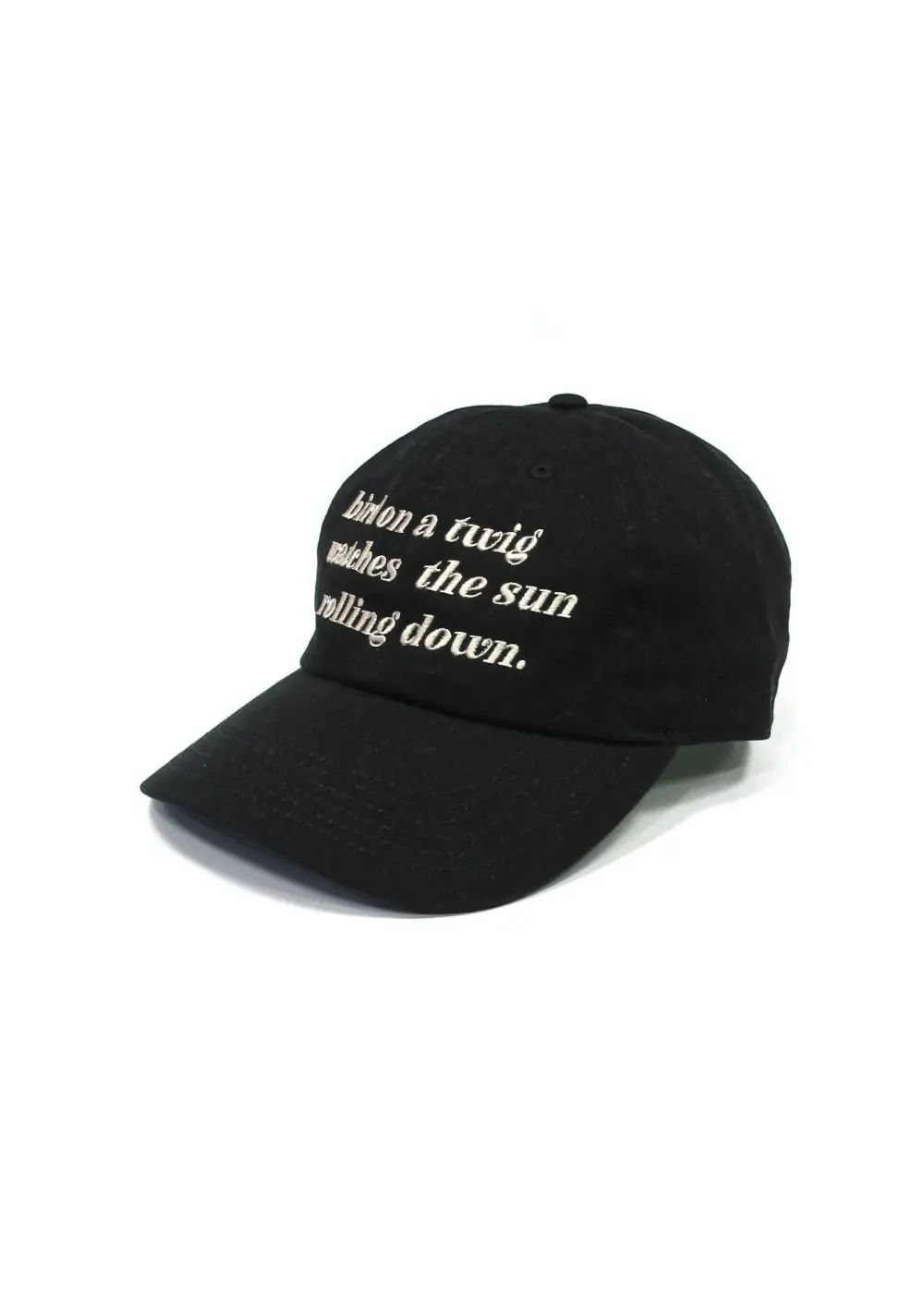 COTTON CAP (×MASSES) (BLACK) / マシス コラボレーション キャップ