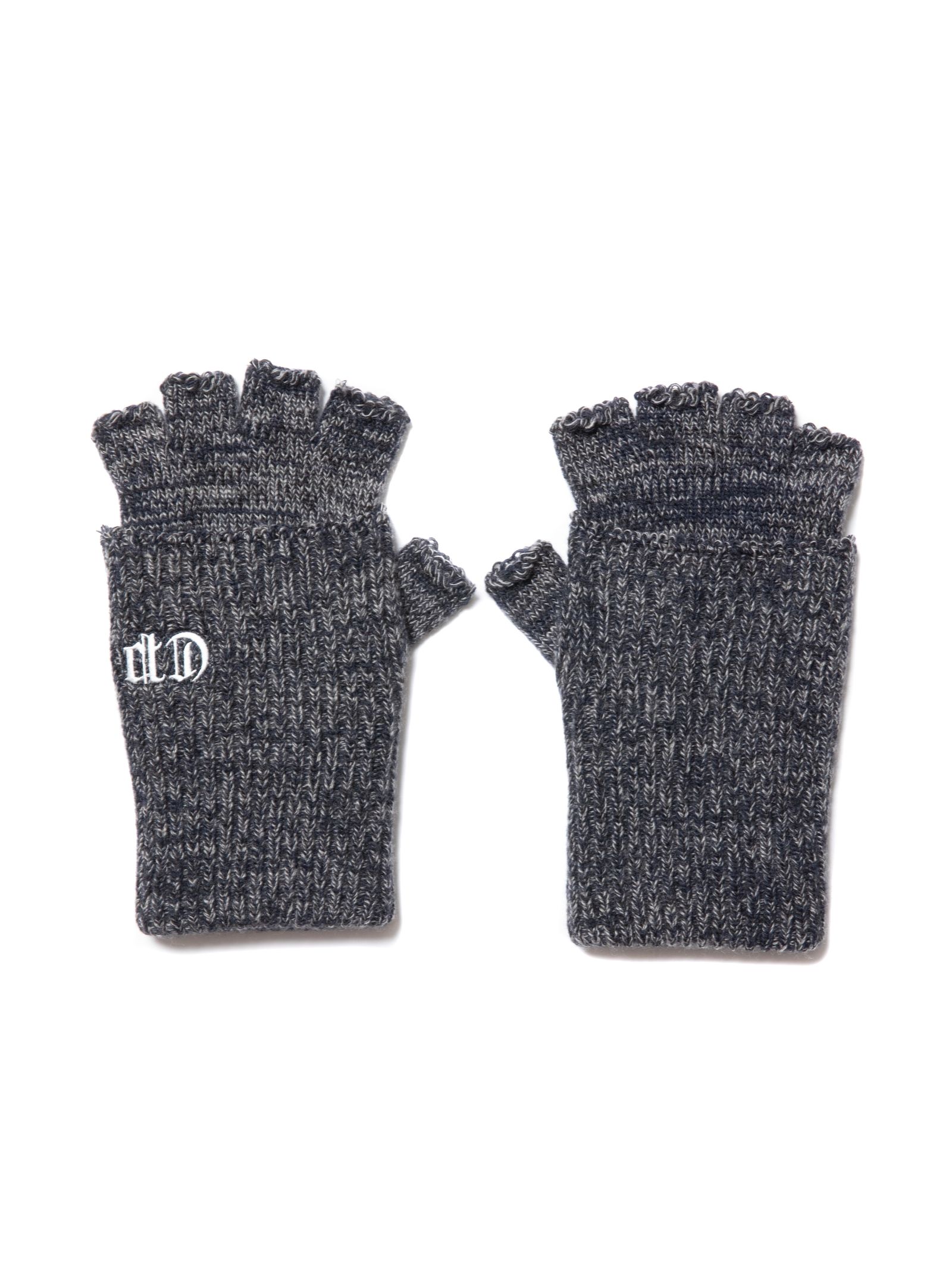 COOTIE PRODUCTIONS - Lowgauge Fingerless Knit Glove (BLACK