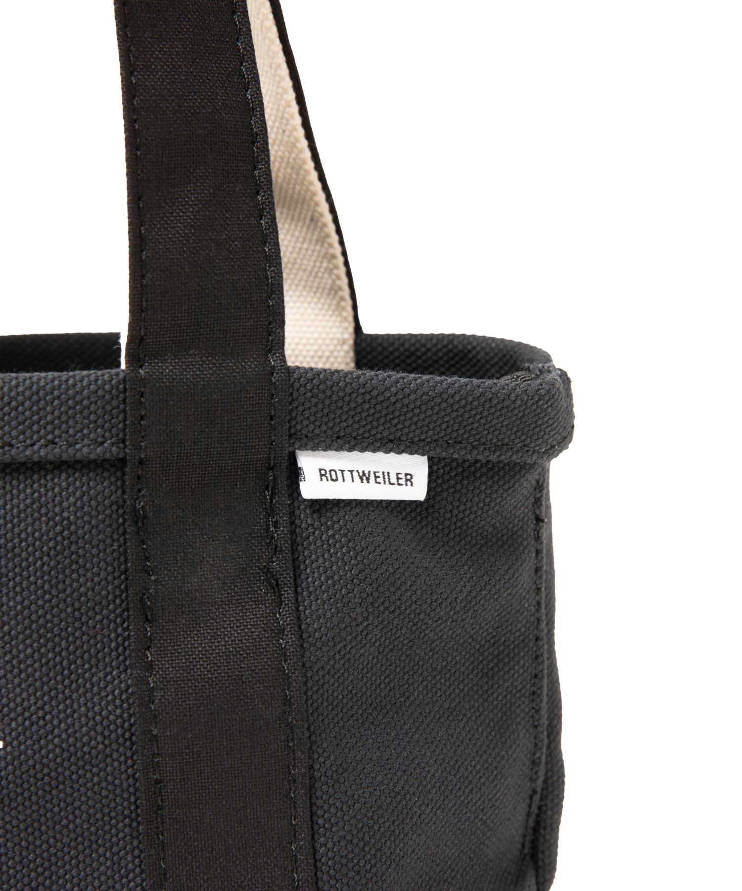 R9 SMALL TOTE BAG (BLACK) / キャンバス トート バッグ