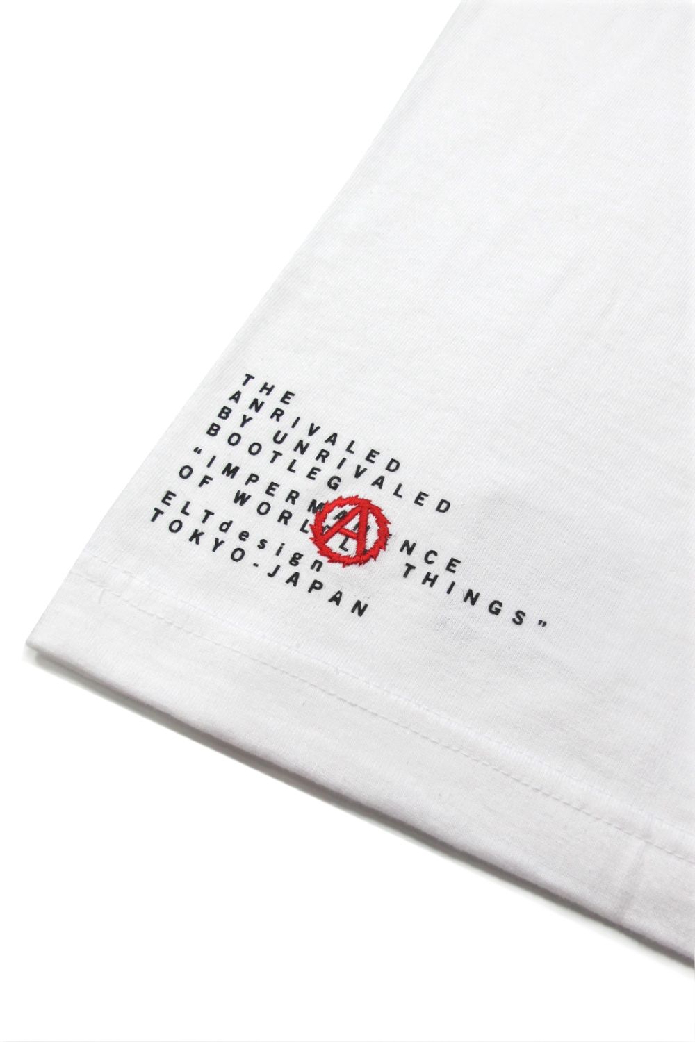 PRINT S/S TEE (WHITE) / アンライバルド コラボT