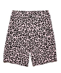 【ラスト1点】Lips Leopard Print Easy Shorts (PNK) / オリジナルレオパードリップ ショーツ