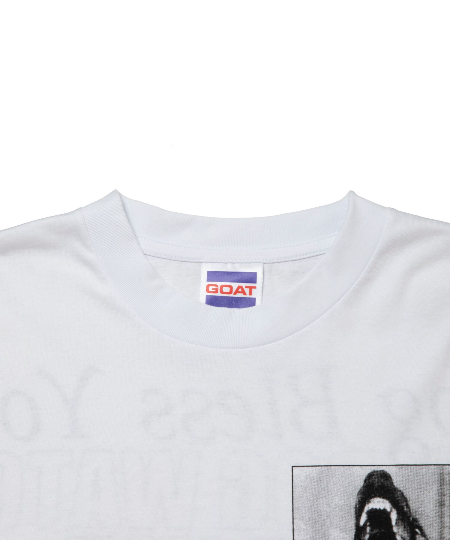DOG PHOTO LS TEE (WHITE) / フォト プリント Tシャツ