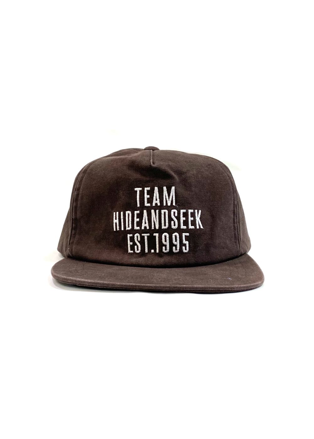 【ラスト1点】1995 OX Baseball CAP (Washed) (BROWN) / ロゴ刺繍 ダッドキャップ