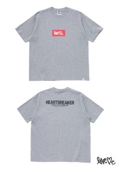 S/S LOVE ME LOGO TEE "HARBOUR" (GRAY) / カーティス・クリグ コラボ Tee