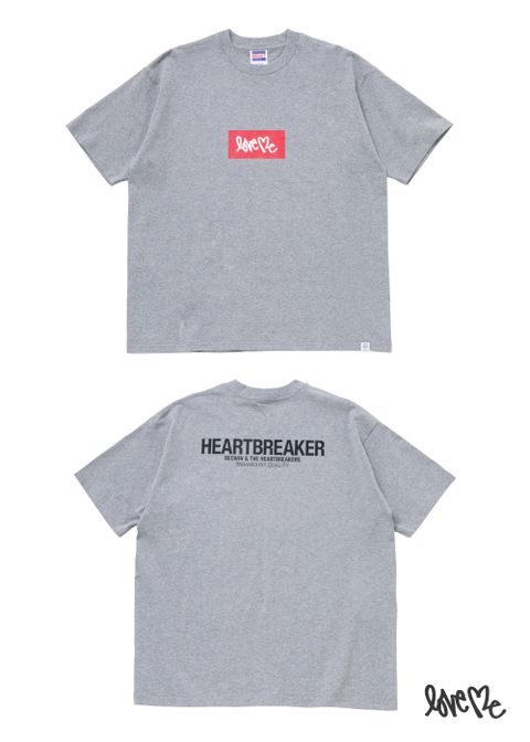 S/S LOVE ME LOGO TEE "HARBOUR" (GRAY) / カーティス・クリグ コラボ Tee