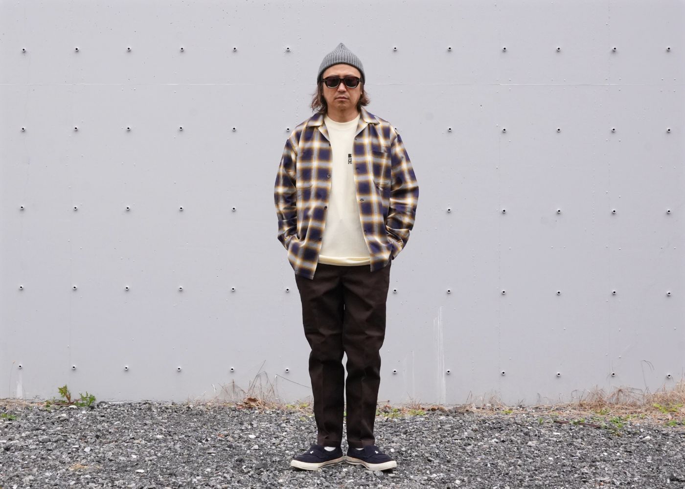 BEDWIN & RATS / SPRING CHECK SHIRT STYLE