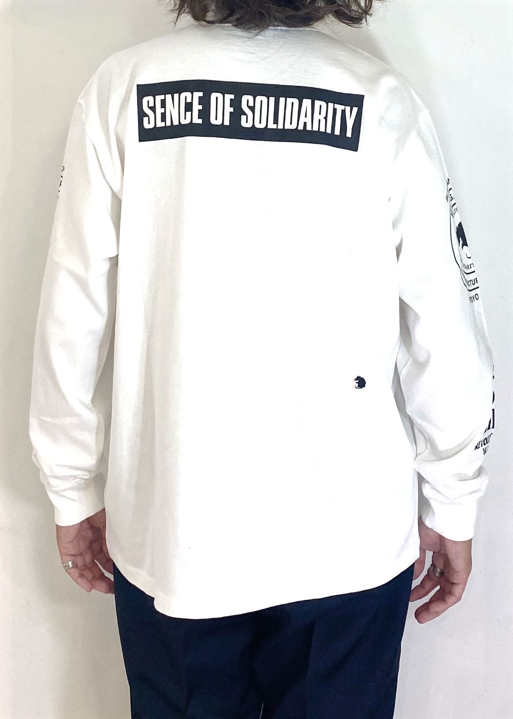 RATS - TWO WHEEL L/S TEE (WHITE) / 2ウィール ロング Tシャツ