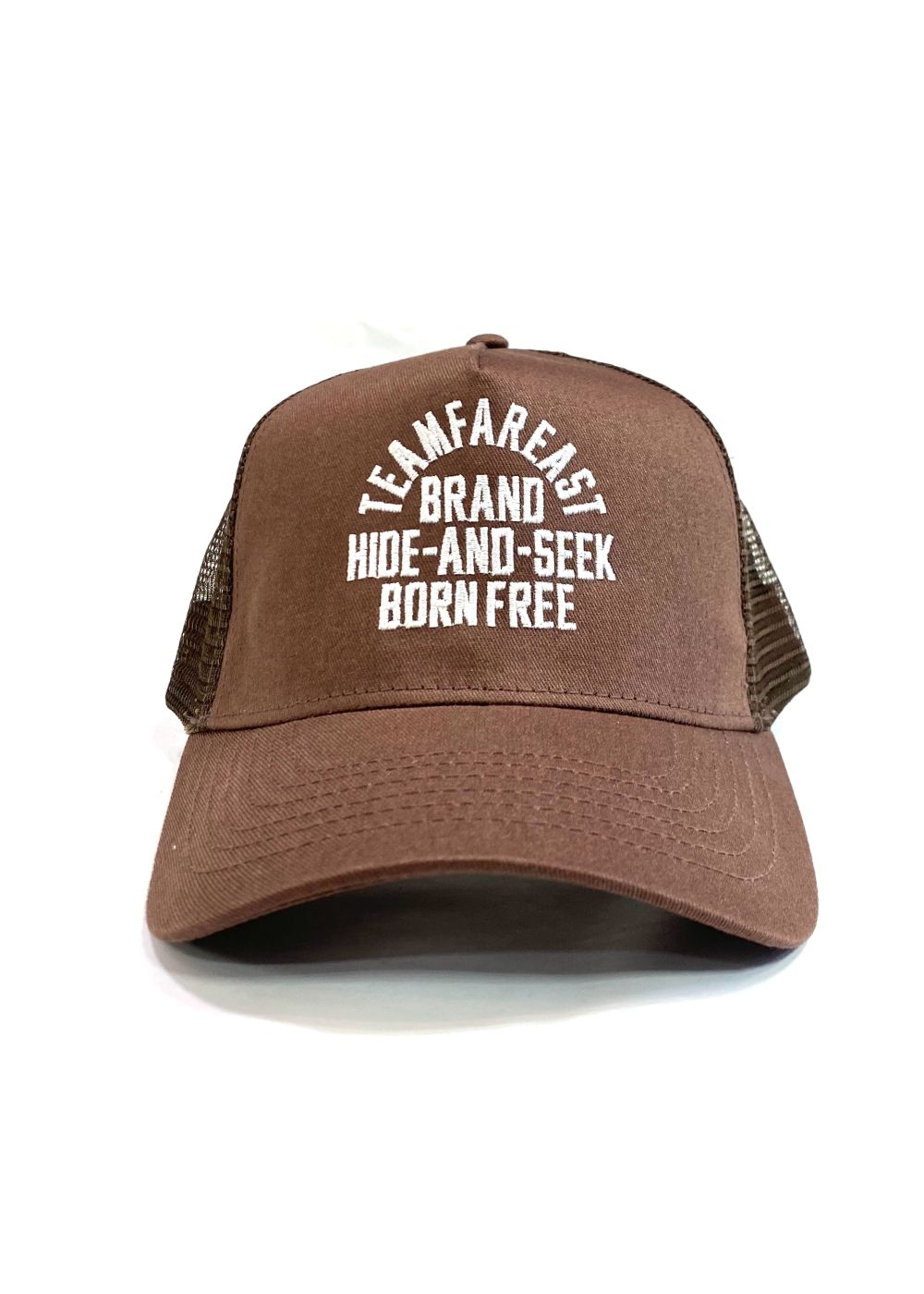 HIDE AND SEEK tracker cap brown